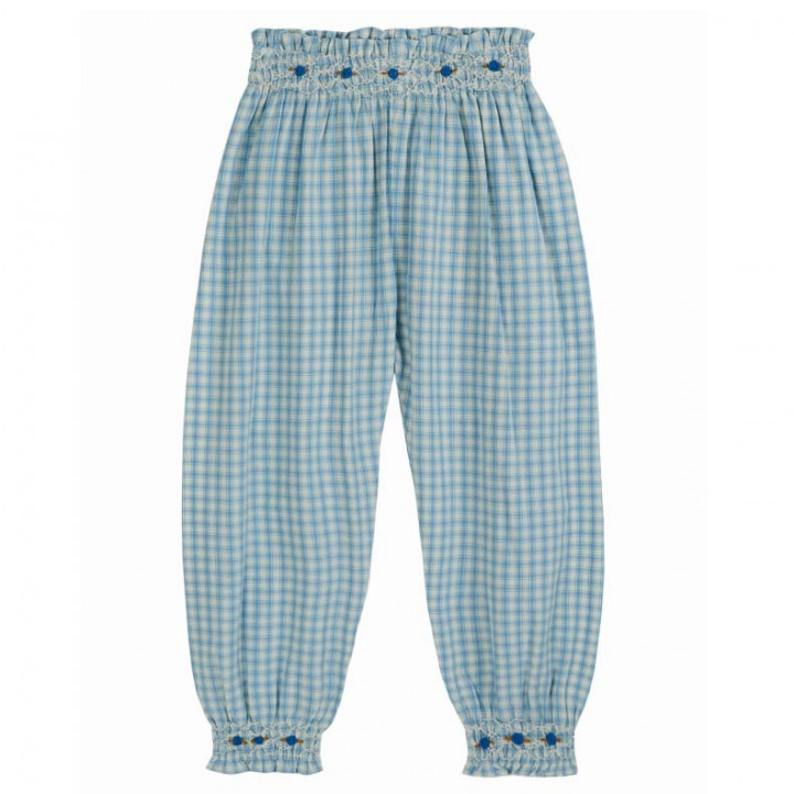 Trousers Vichy Faience