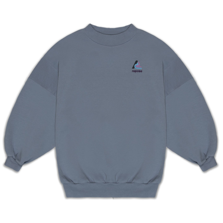 Crewneck Sweater Fog Blue