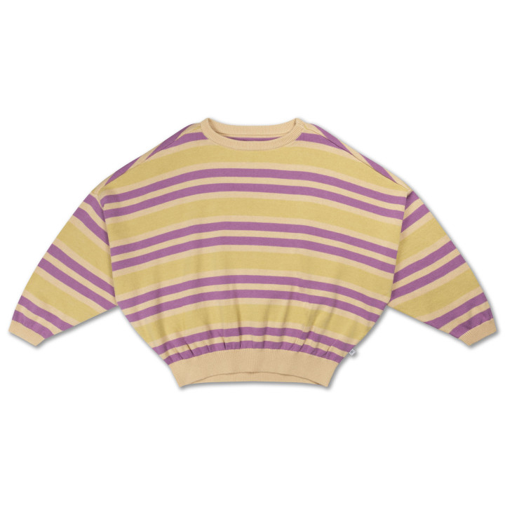 Knit Slouchy Sweater Stripe