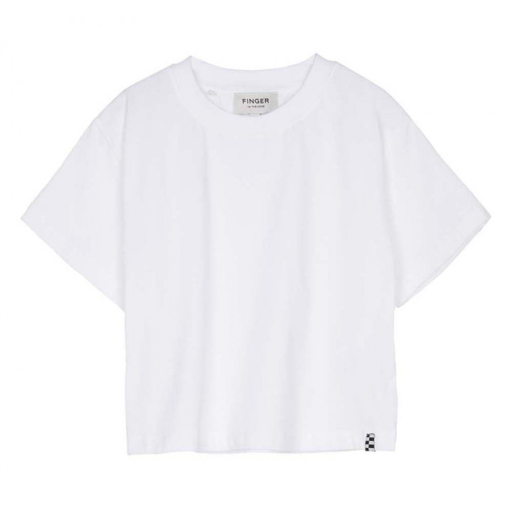 SC White Cropped T-Shirt