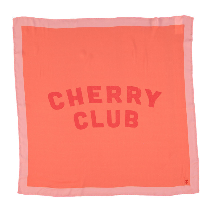 Silky Scarf Orange Cherry Club