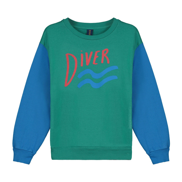 Sweatshirt Diver Verdigris