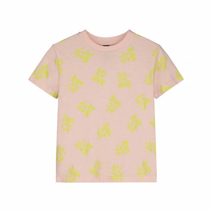 T-Shirt All Over Bonmot Tan Rose