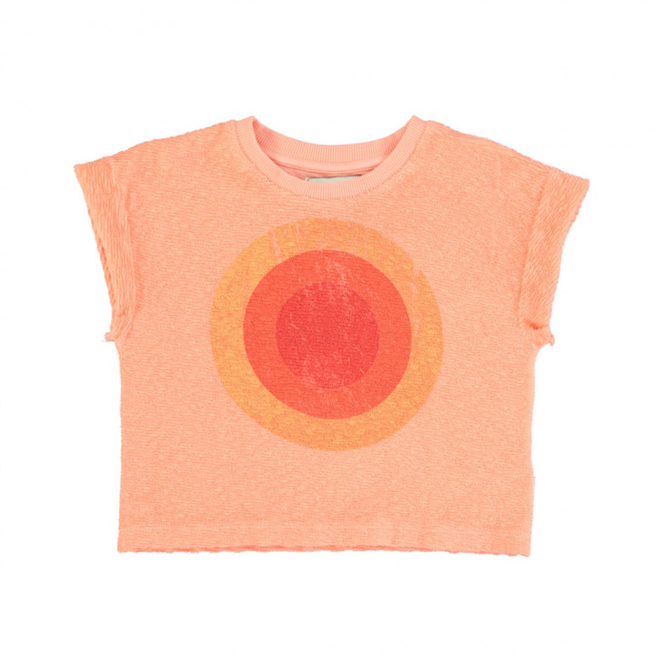 T-Shirt Coral w/ "La Playa" Print