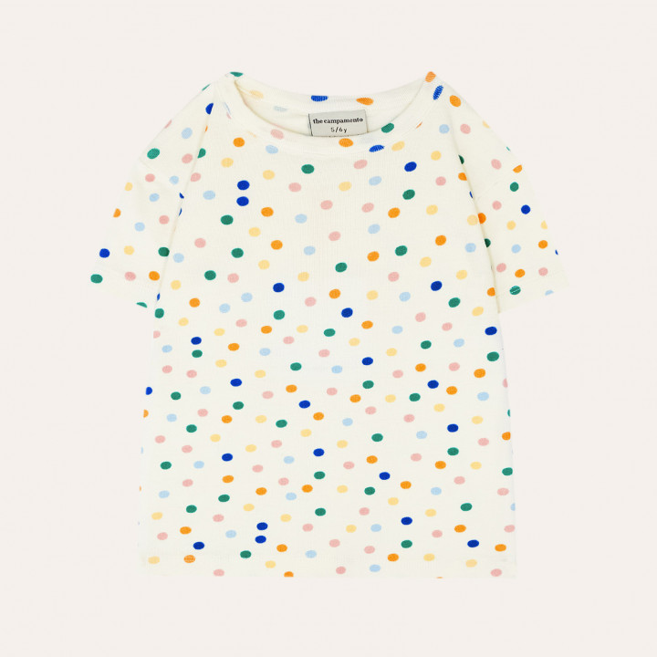 Dots Rib T-Shirt