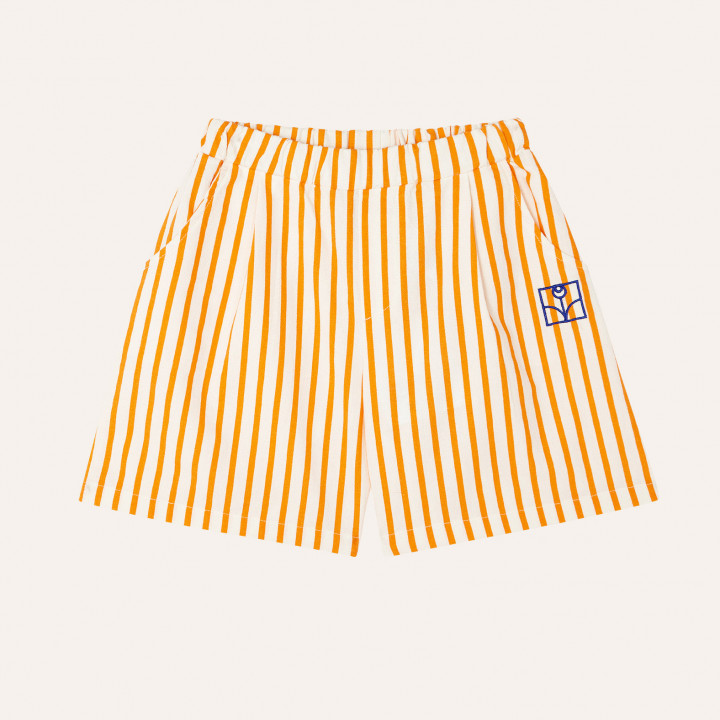 Orange Stripes Shorts