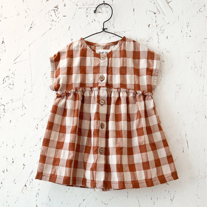 Vichy Woven Dress Scent Baby
