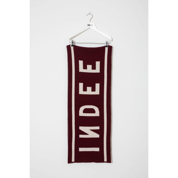 Walkman Bi Colour Scarf W/logo Merlot Red TU
