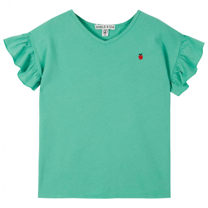 Tee Shirt Pomme Col