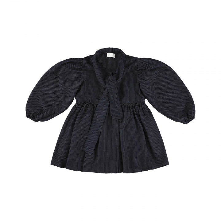Zas Dress With Bow Chana Bleu