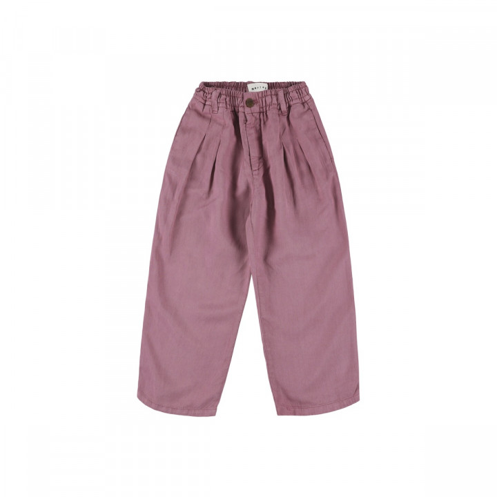 Zinq Trouser With Elastic Waistband Tenente Grape