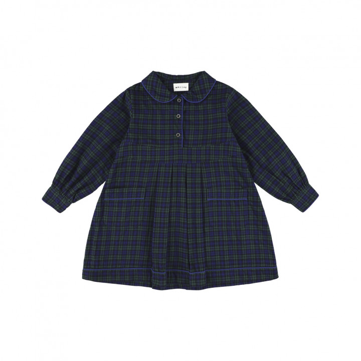 Zuri Long Sleeve Dress Polo Bleu