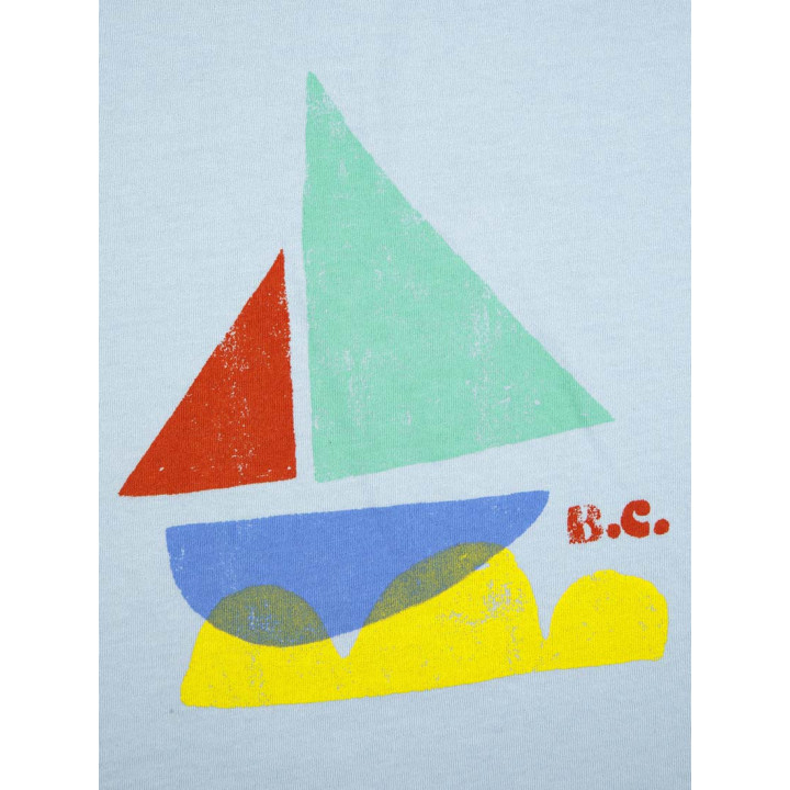 Multicolor Sail Boat Baby T-Shirt