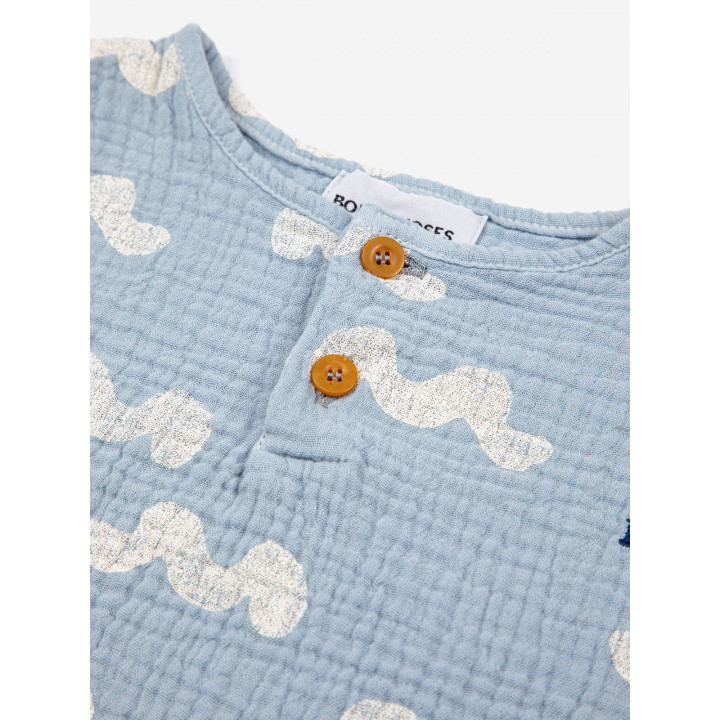 Waves All Over Baby Shirt