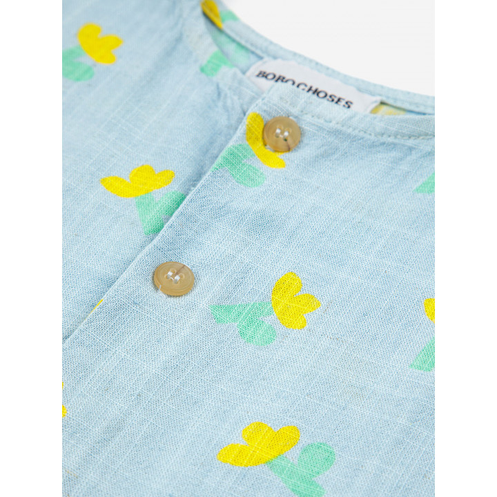 Sea Flower All Over Baby Overall