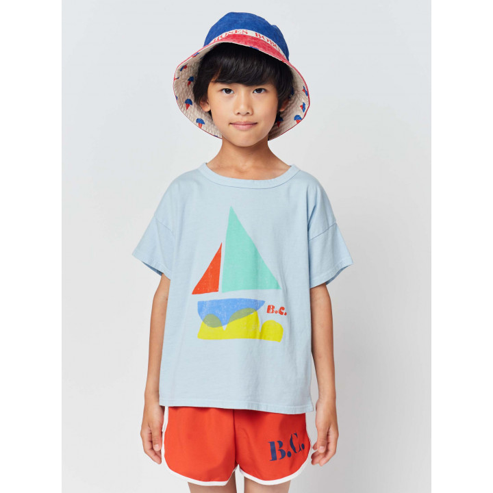 Multicolor Sail Boat T-Shirt