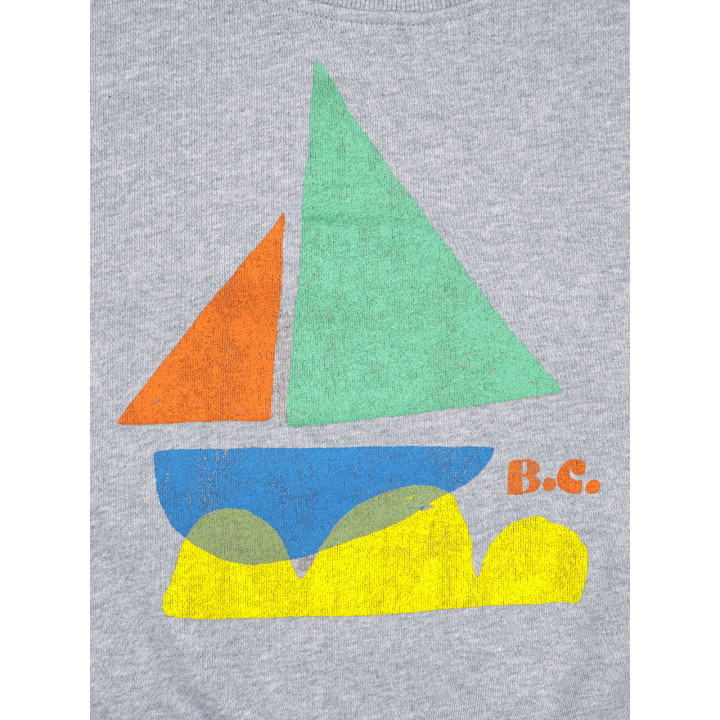 Multicolor Sail Boat Sweatshirt