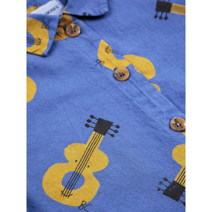 Baby Acoustic Guitar All Over Woven Shirt