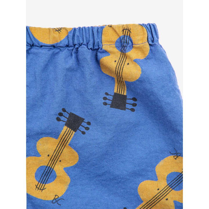 Baby Acoustic Guitar All Over Woven Shorts
