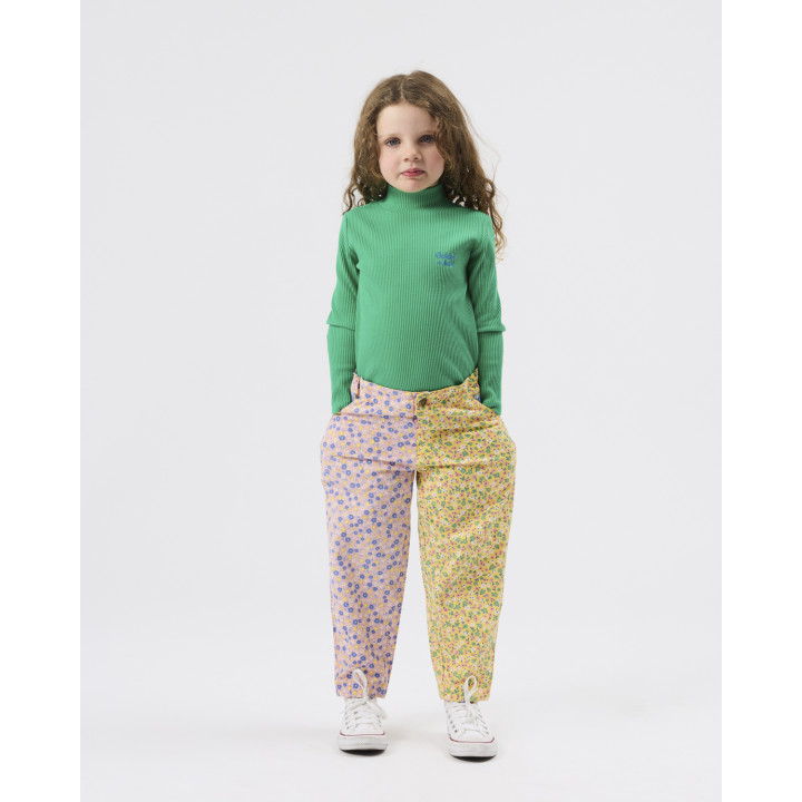 Posy Print Barrel Leg Jeans