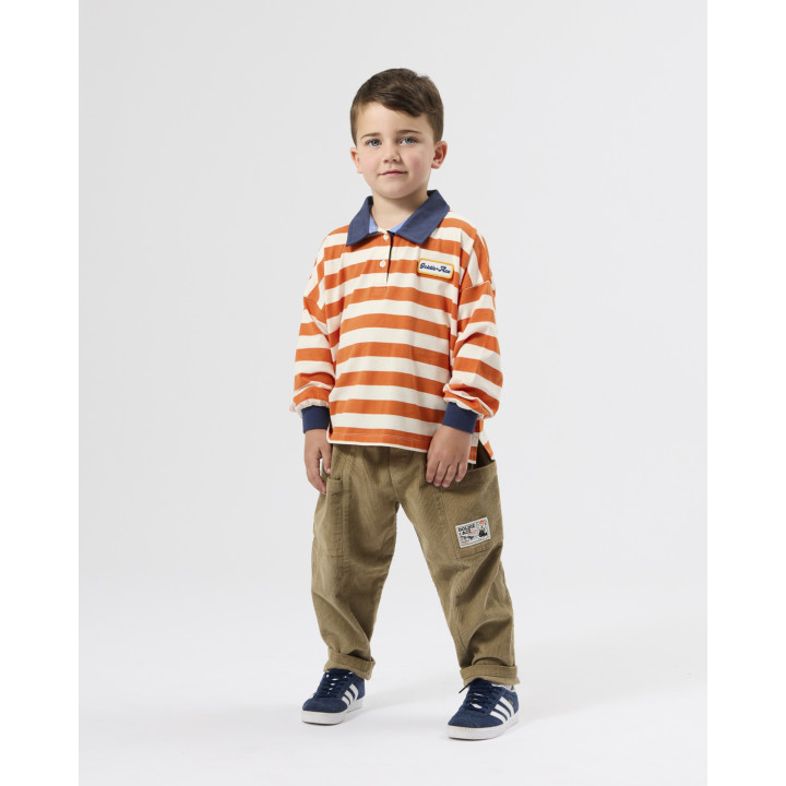Tan Corduroy Kit Pocket Pants