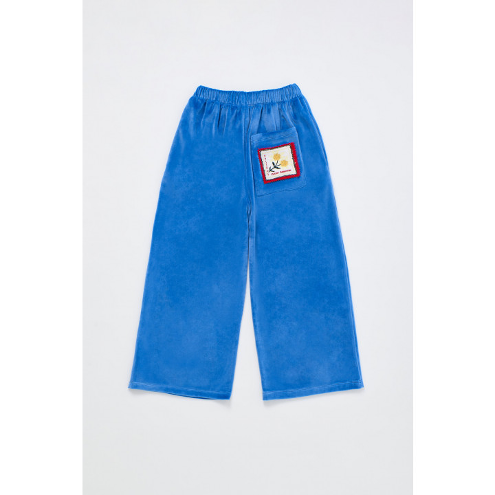 Postcard Velvet Trousers Blue