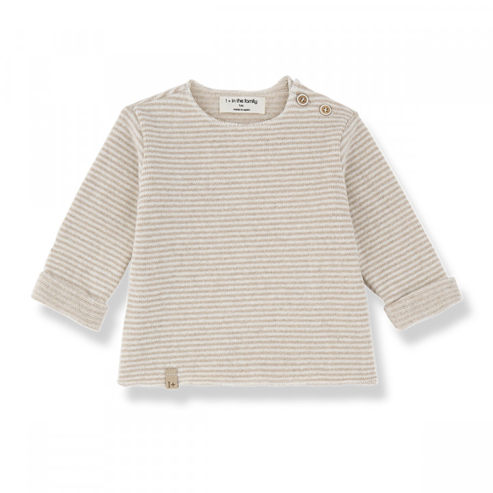 Aubin L.sleeve T-shirt Beige