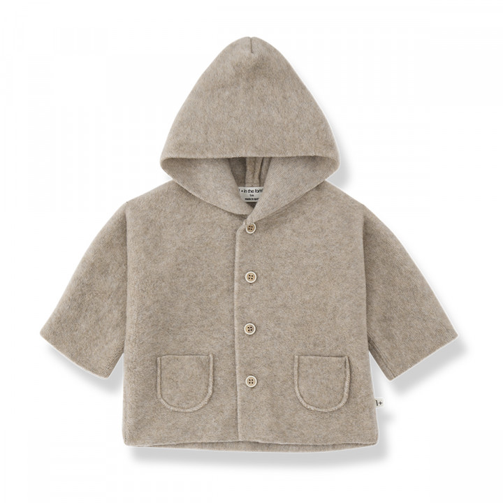 Menton Hooded Jacket Beige