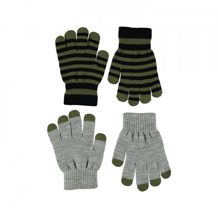 Kei Gloves Grey Melange