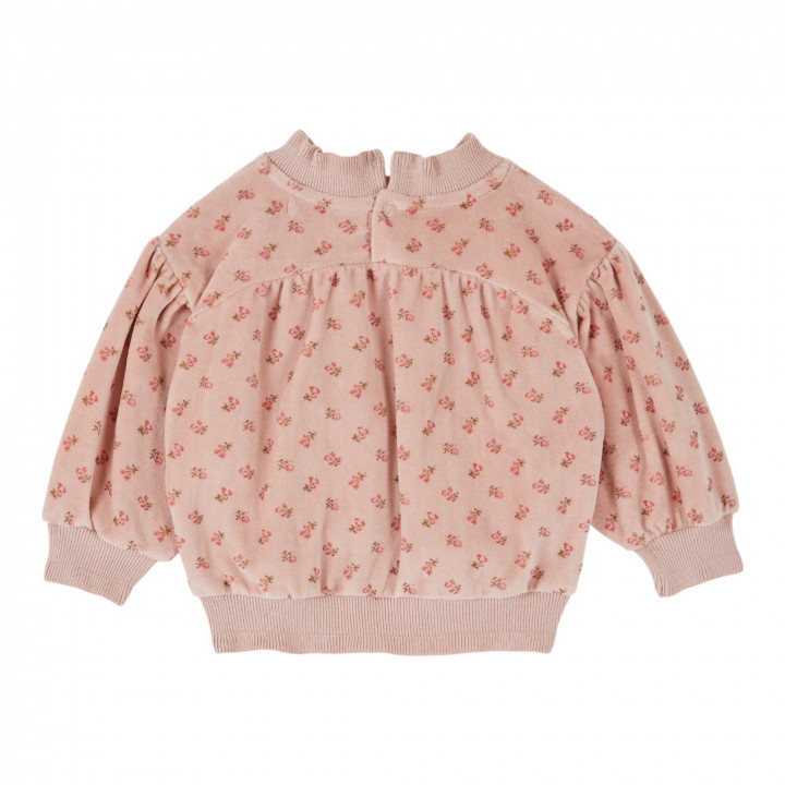 Printed Velvet Sweatshirt Marjolaine