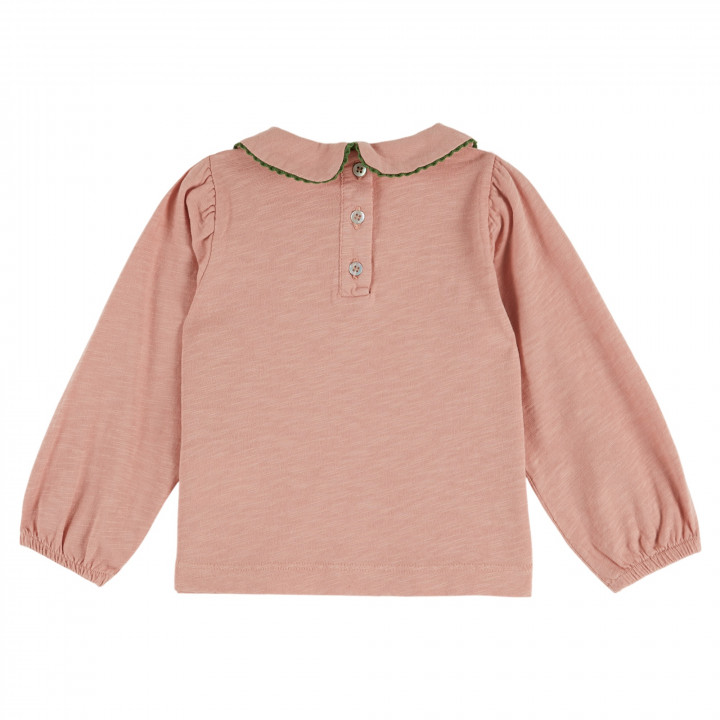 Speckled Flamé Jersey T-shirt Sakura Olive