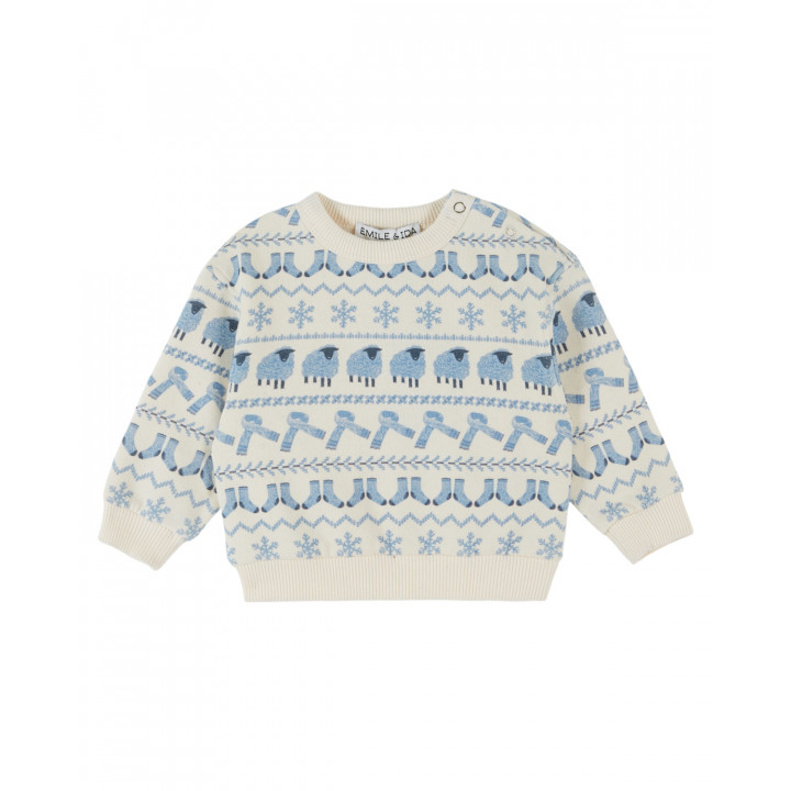 Sheep Fleece Sweatshirt Moutonnette