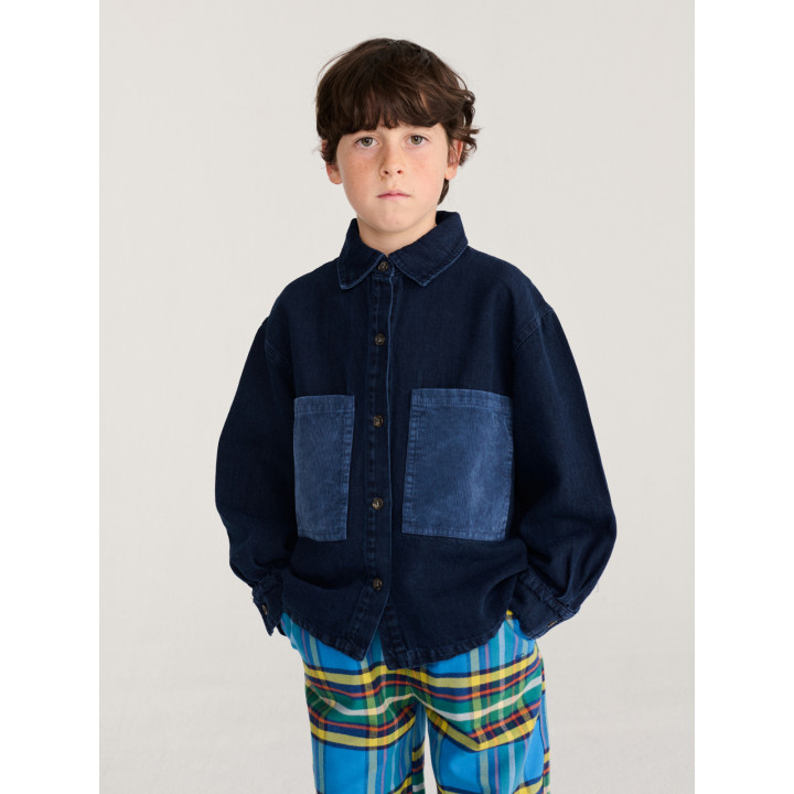 Booo Bo Choses Tag Denim Shirt
