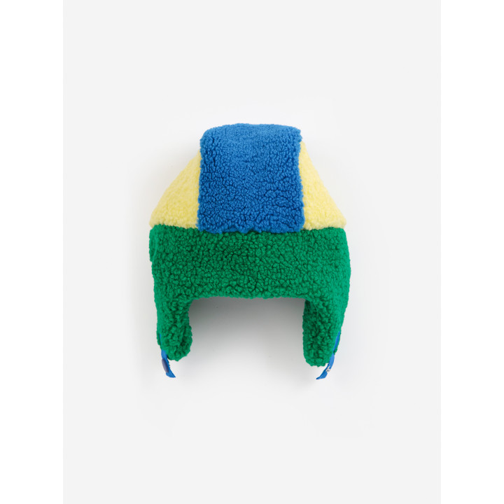 Bobo Choses Color Block Sheepskin Chapka