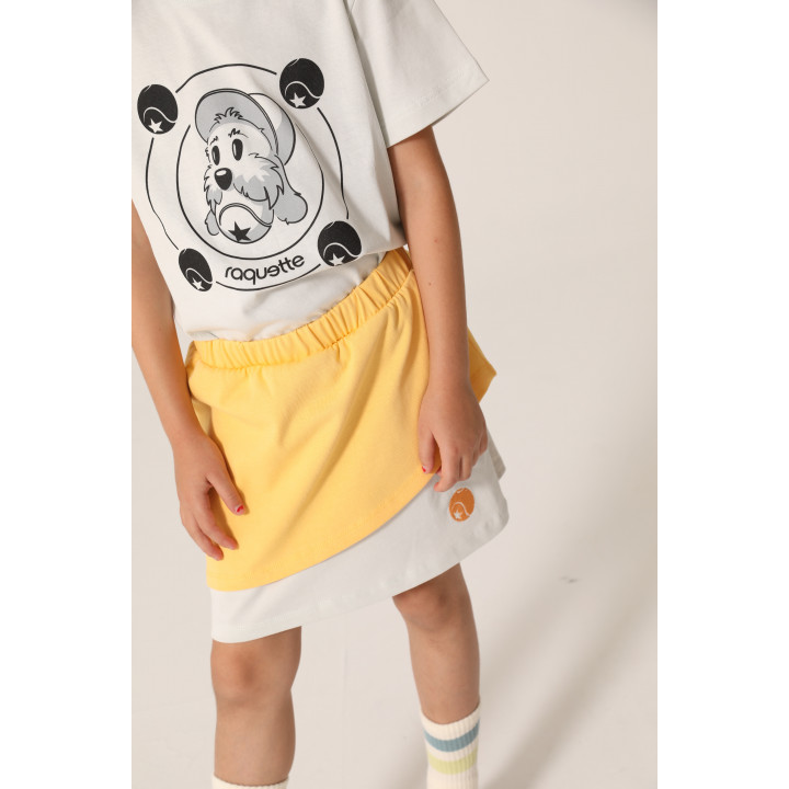 Baseline Pastel Tricolor Jersey Tennis Skirt