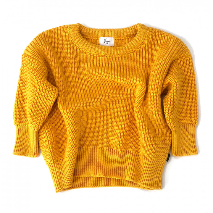 Cordero Knit Sweater Sun Yellow