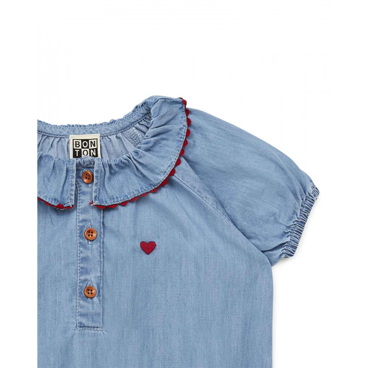 Barboteuse Baby Denim