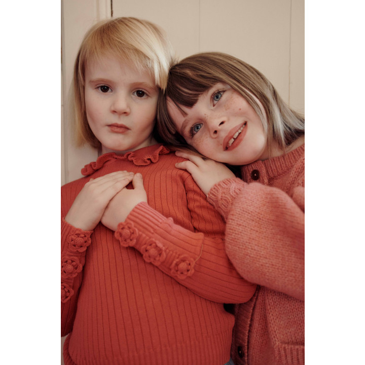 Cotton Pullover Framboise
