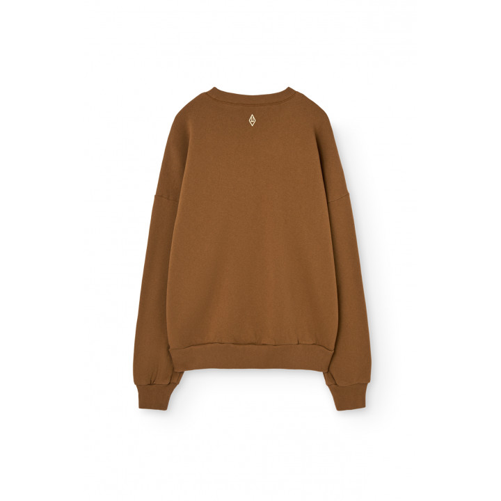 Koi Woman Sweatshirt Brown