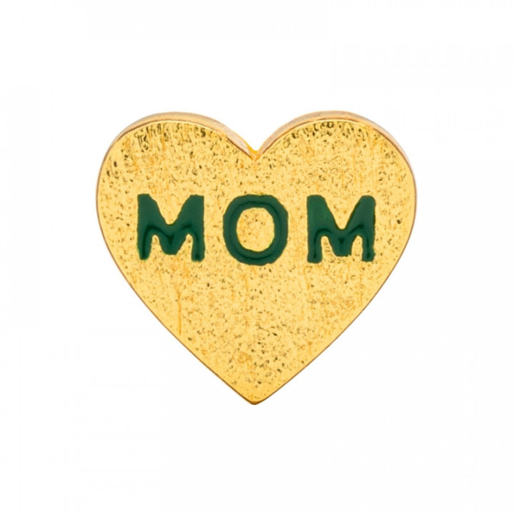Heart Mom Gold Green 1 Pcs