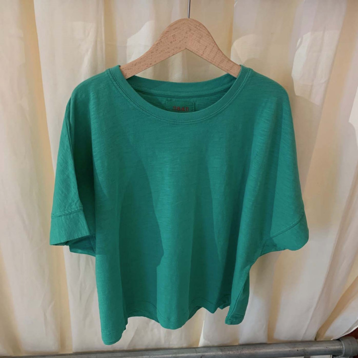 Morgan Knitted T-Shirt Green