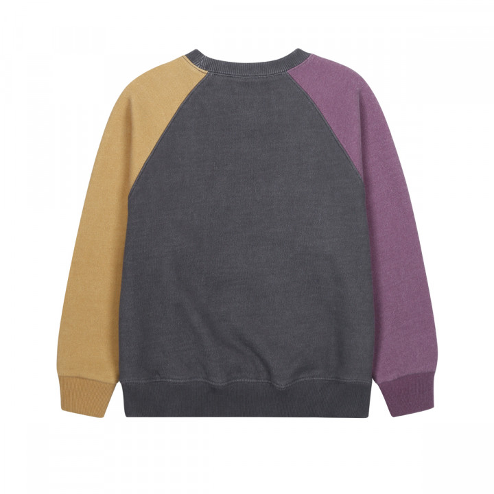 Ready Color-Block Washed Raglan Sweatshirt