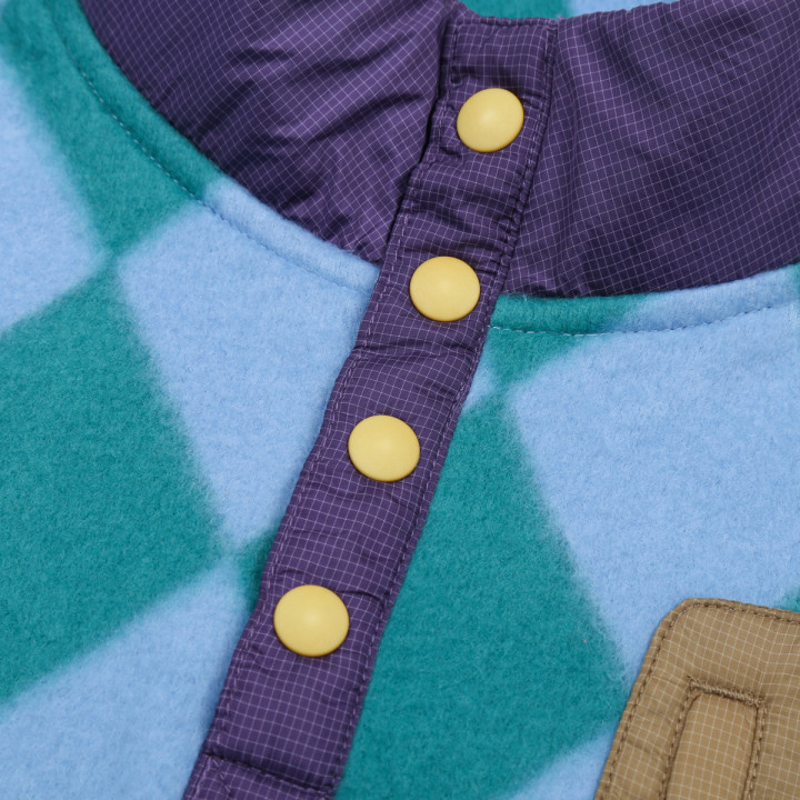 Argyle Fleece Half-Zip