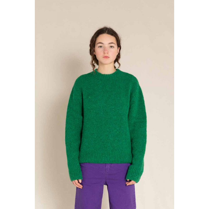 Lona Crew Neck Sweater Green