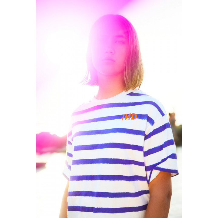 Paolina Striped T-Shirt Blue