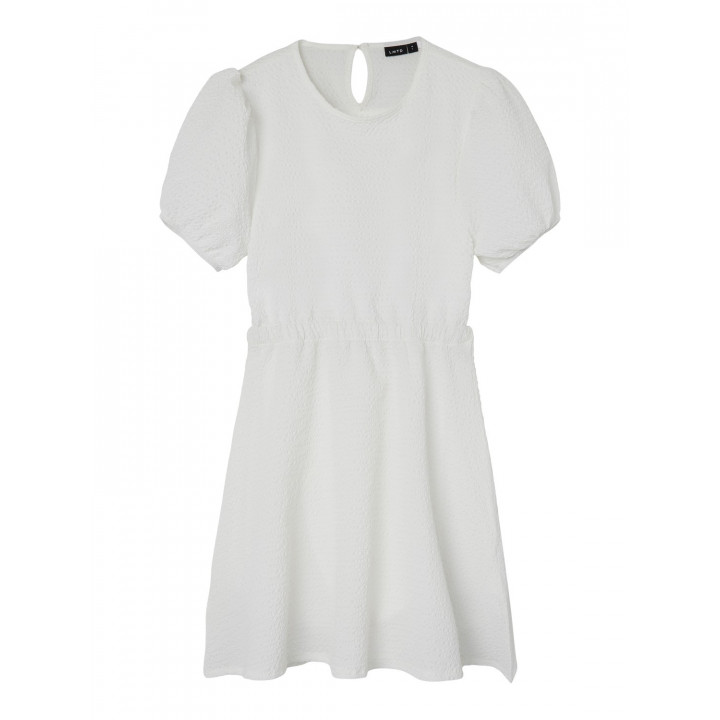 Haisy Dress White Alyssum | LMTD | Teens Fashion | Goldfish.be