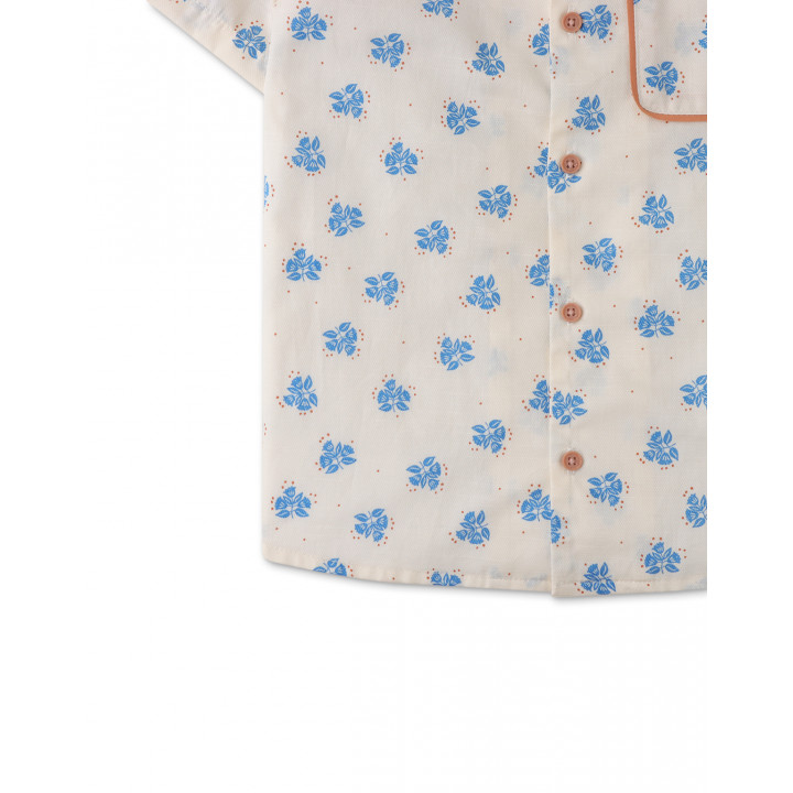 Shirt Lido Reveries Blue Flower