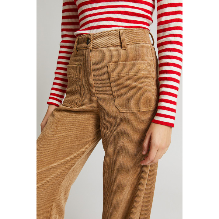 Only Corduroy Trousers Camel