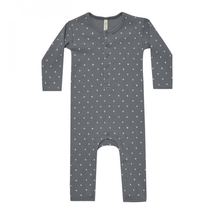 Ribbed Baby Jumpsuit Criss Cross