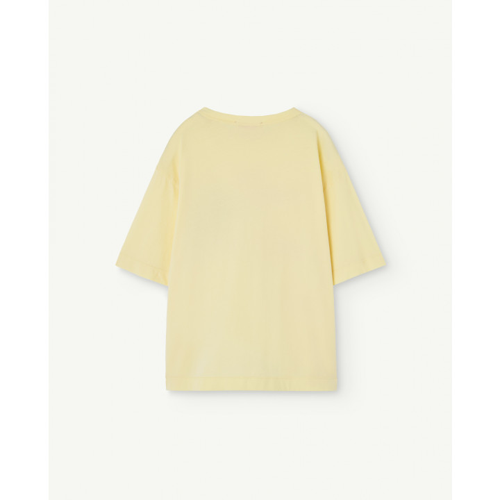 Rooster Oversize T-Shirt Soft Yellow